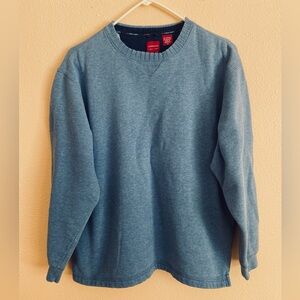 Arrow Men's Blue Crewneck Sweater, Size Medium